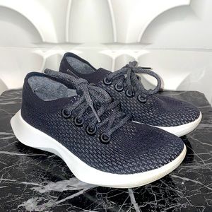 Allbirds Tree Dasher women running shoe black and grey knit size 6.5